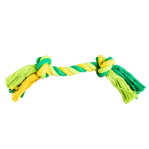 Uzel Trixie HIP HOP bavlněný 2 knoty 20 cm/55 g - limetková, zelená