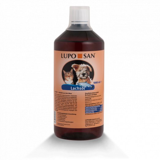 1000ml, LupoSan - Lososový olej nejvyšší kvality pro psy i kočky