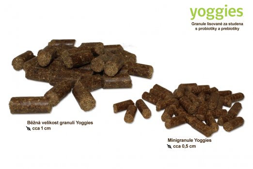 Balíček vzorků granulí pro psy lisovaných za studena s probiotiky Yoggies - velikost "Normal"