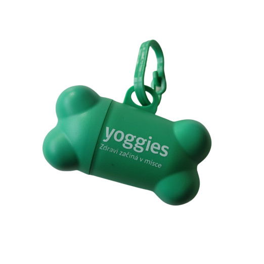 Yoggies Plastový zásobník na sáčky, 15 ks sáčků