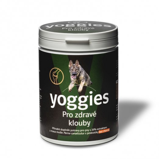 Yoggies Extrakt z mušlí pro zdravé psí klouby s probiotiky 500g (peletky)