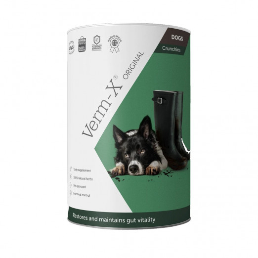 325 g Verm-X, pamlsek a přírodní prostředek na podporu "bezchemického" odčervení psa