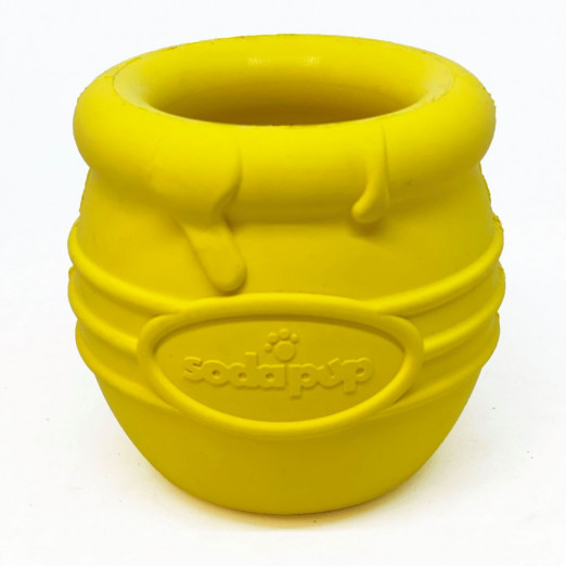 SodaPup Honeypot na pamlsky - žlutý 8,3 cm x 8,3 cm 