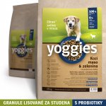 15kg Yoggies Kozí maso&zelenina, hypoalergenní granule lisované za studena s probiotiky