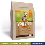 2kg Yoggies Active Kachní maso&zvěřina, granule lisované za studena s probiotiky