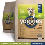 20kg Yoggies Kozí maso&zelenina, hypoalergenní granule lisované za studena s probiotiky