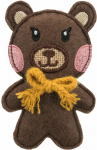 BEAR - medvěd, šustící hračka pro kočky s katnipem