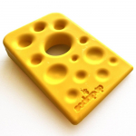 SodaPup Sýr, odolná nylonová žvýkací hračka 14 cm x 10,2 cm