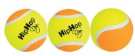 Tenisový míček barevný 6,5cm HipHop Dog (balení 3 ks)